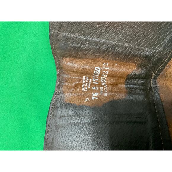 Wolverine Earhart Samantha Pleet Black Brown Riding Boots 7.5 Made in USA - Picture 12 of 16